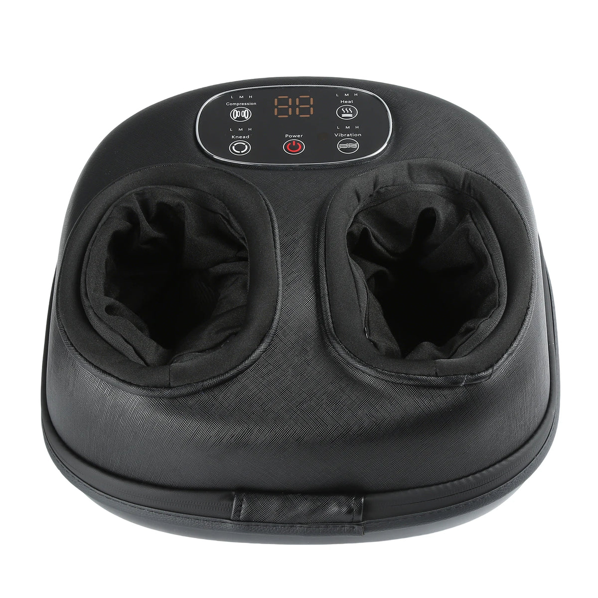 Top view with touch controls and LED display