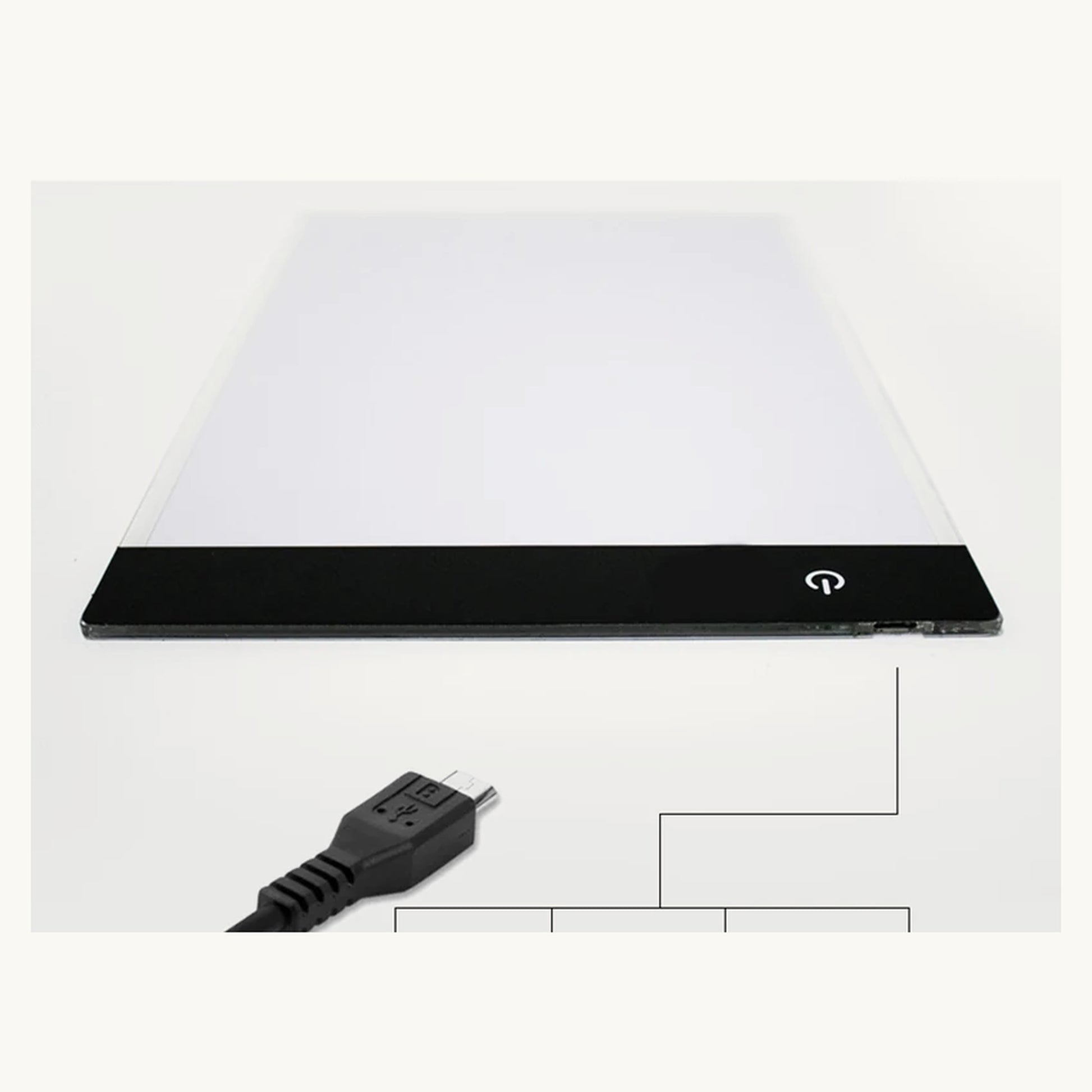 GlowTrace LED pad with USB cable