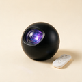 Black galaxy star projector with remote control