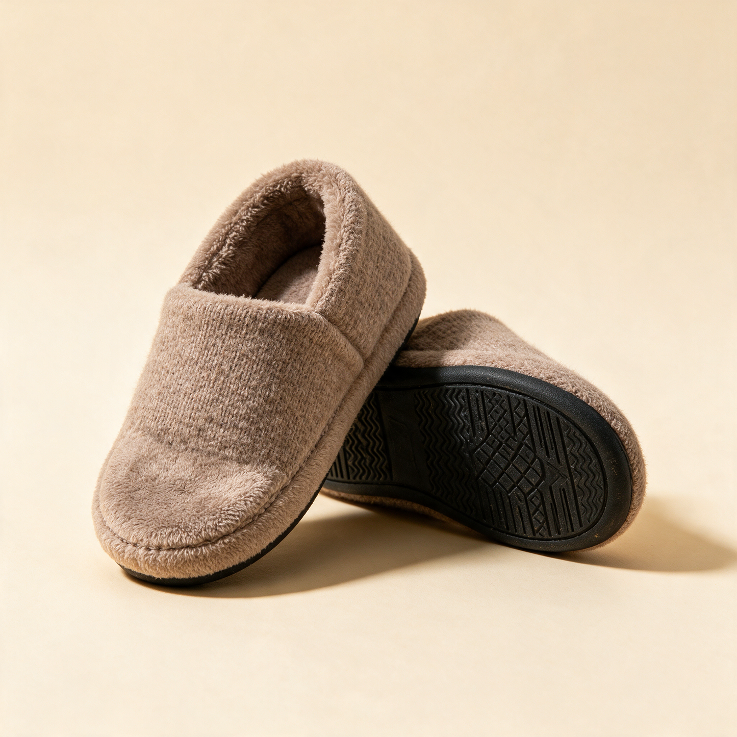 CloudStep slippers showing the non slip sole tread