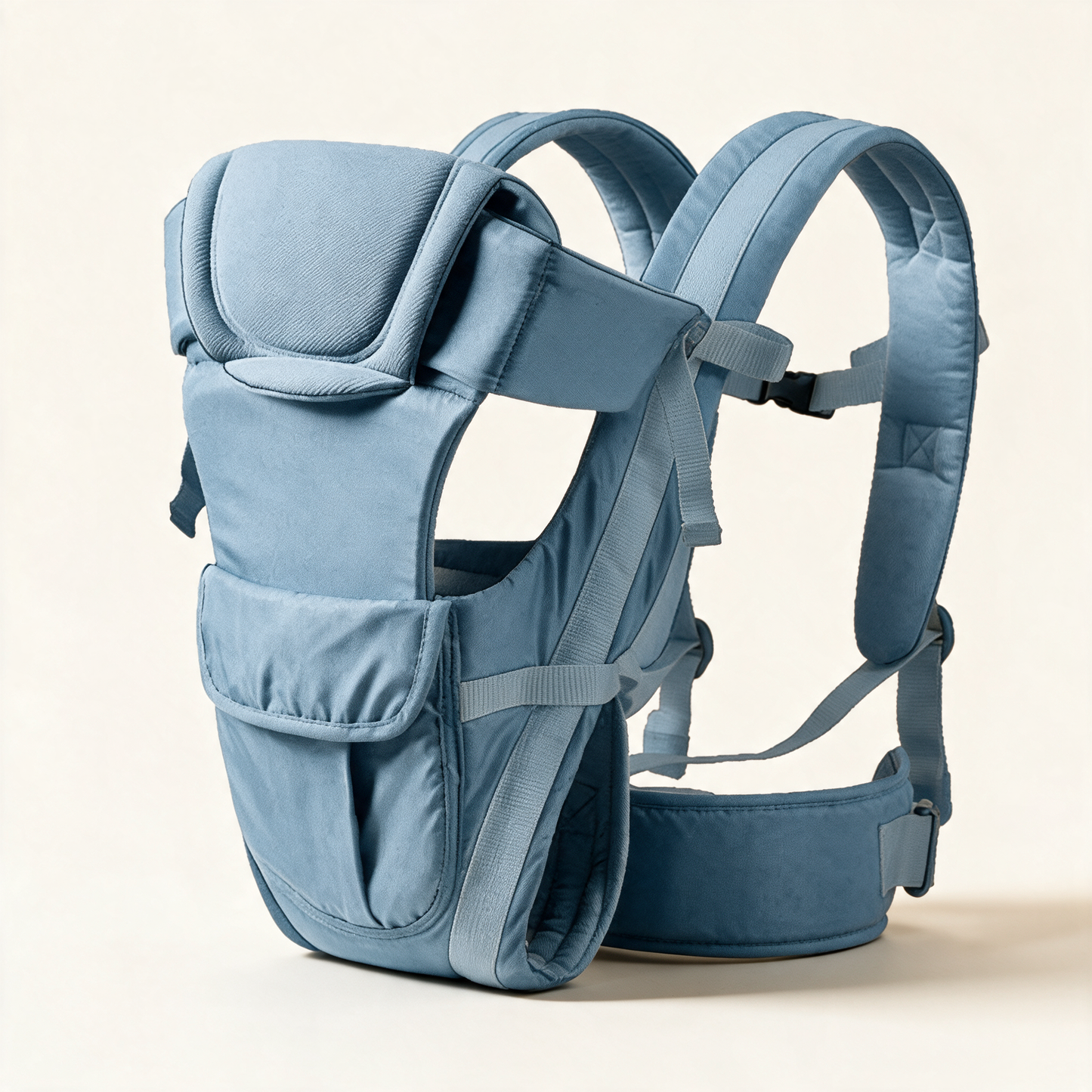 CarryCloud 4-in-1 baby carrier in blue