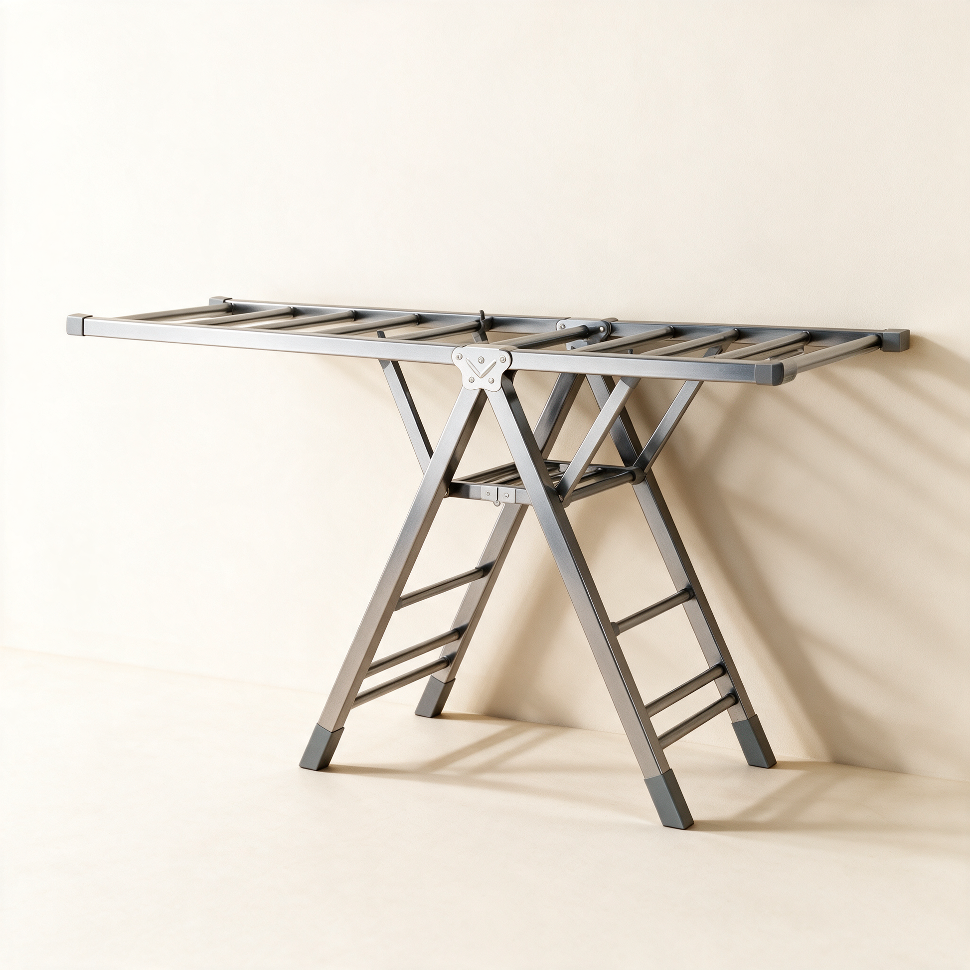 DryEase airer folded flat for storage