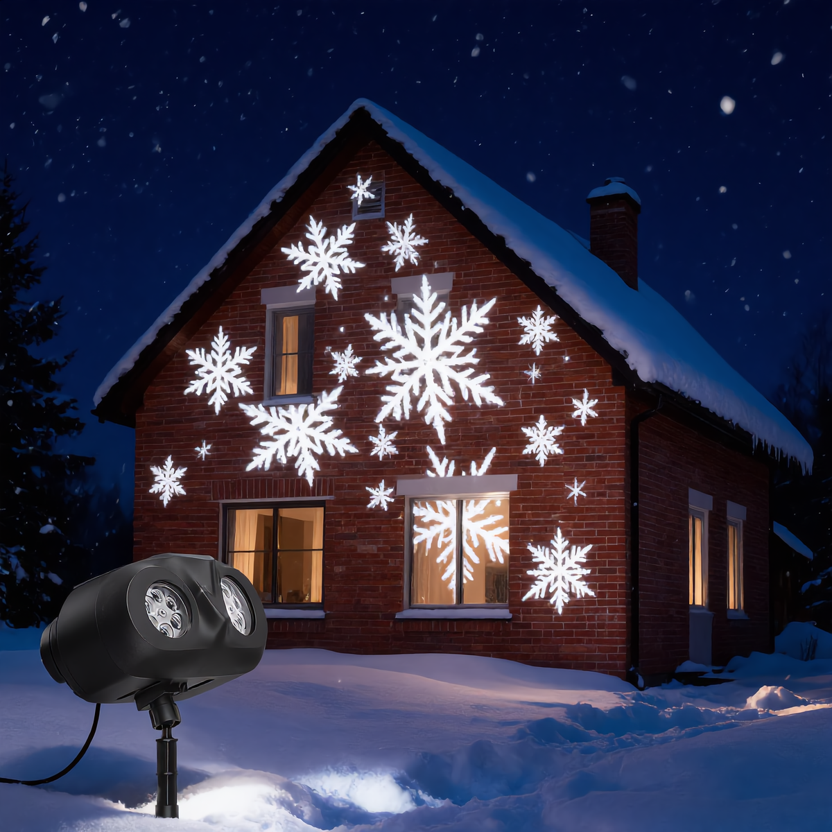 SnowGlow Christmas Projector