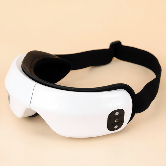 SootheLens white heated eye massager